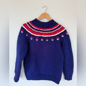 Beautiful hand knit vintage sweater
